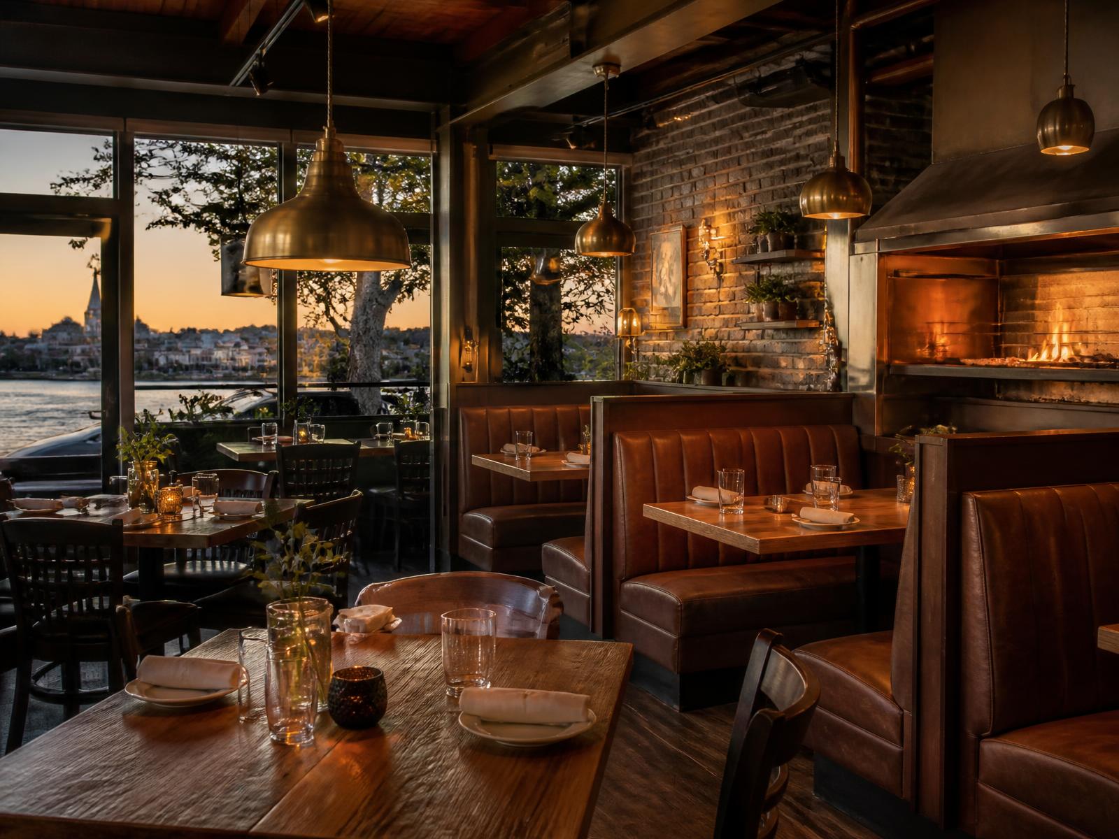 Inside Lake Country Grill in Orillia